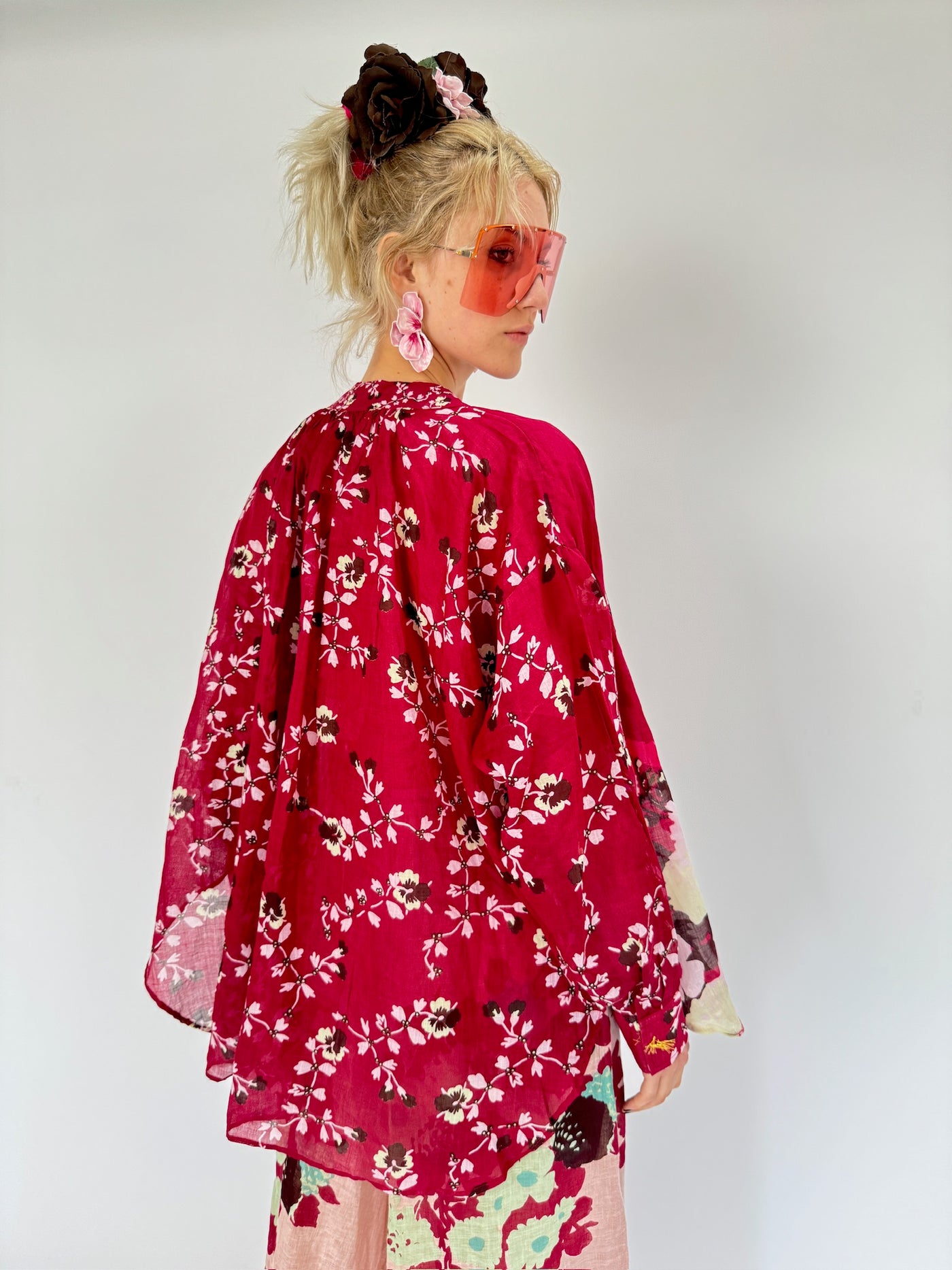 Chemise à volants