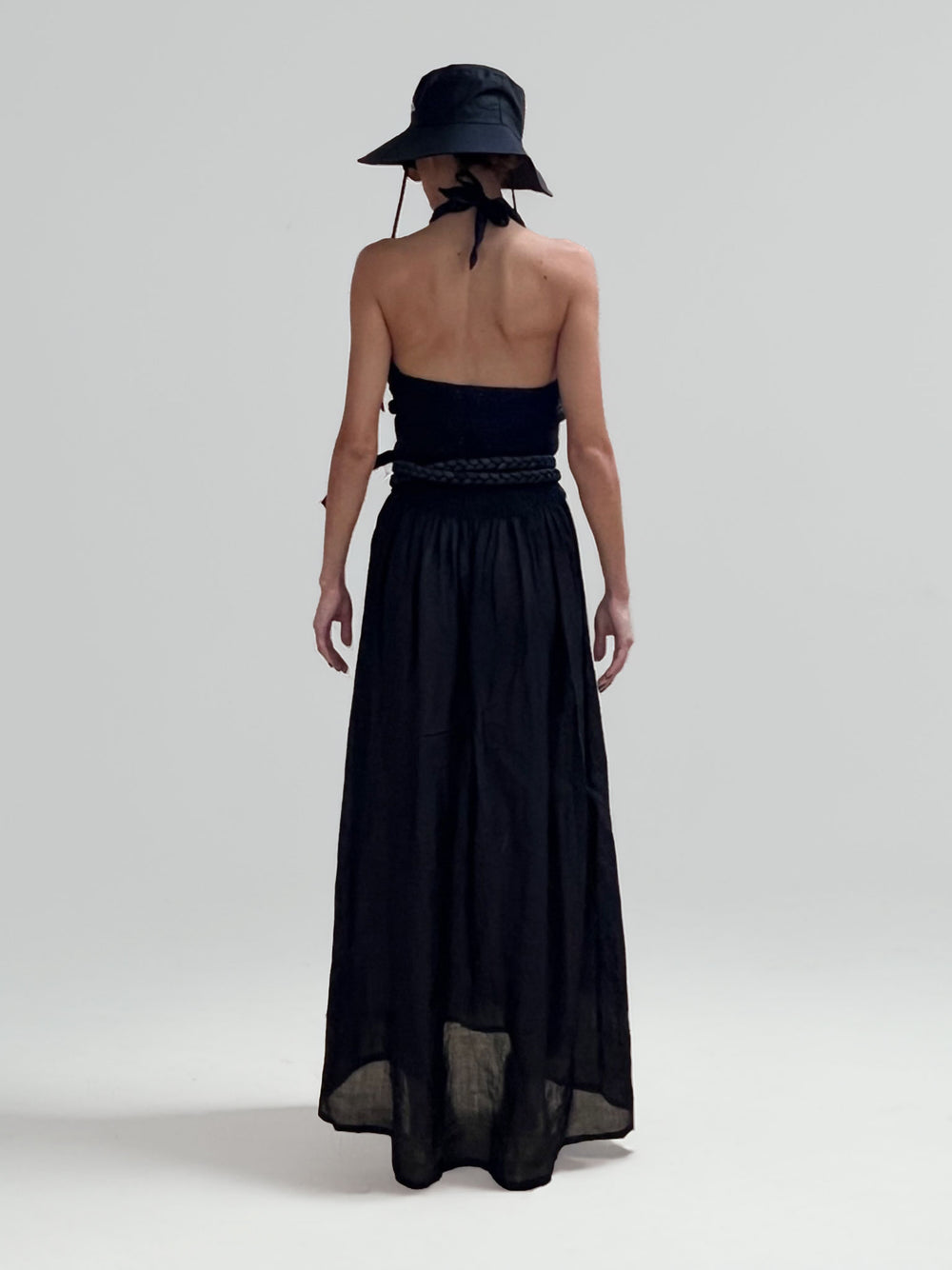 Braid Halterneck Dress