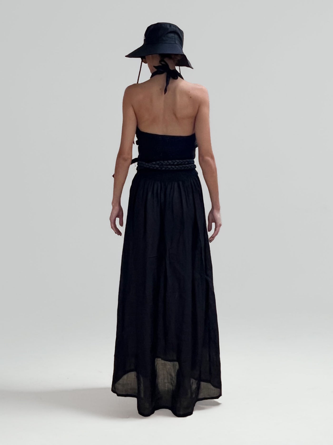 Braid Halterneck Dress