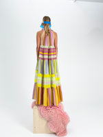 Maxi robe hippie sans manches