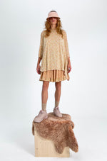 Mini Jupe double avec Volant