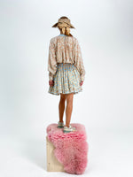 Mini Jupe double avec Volant