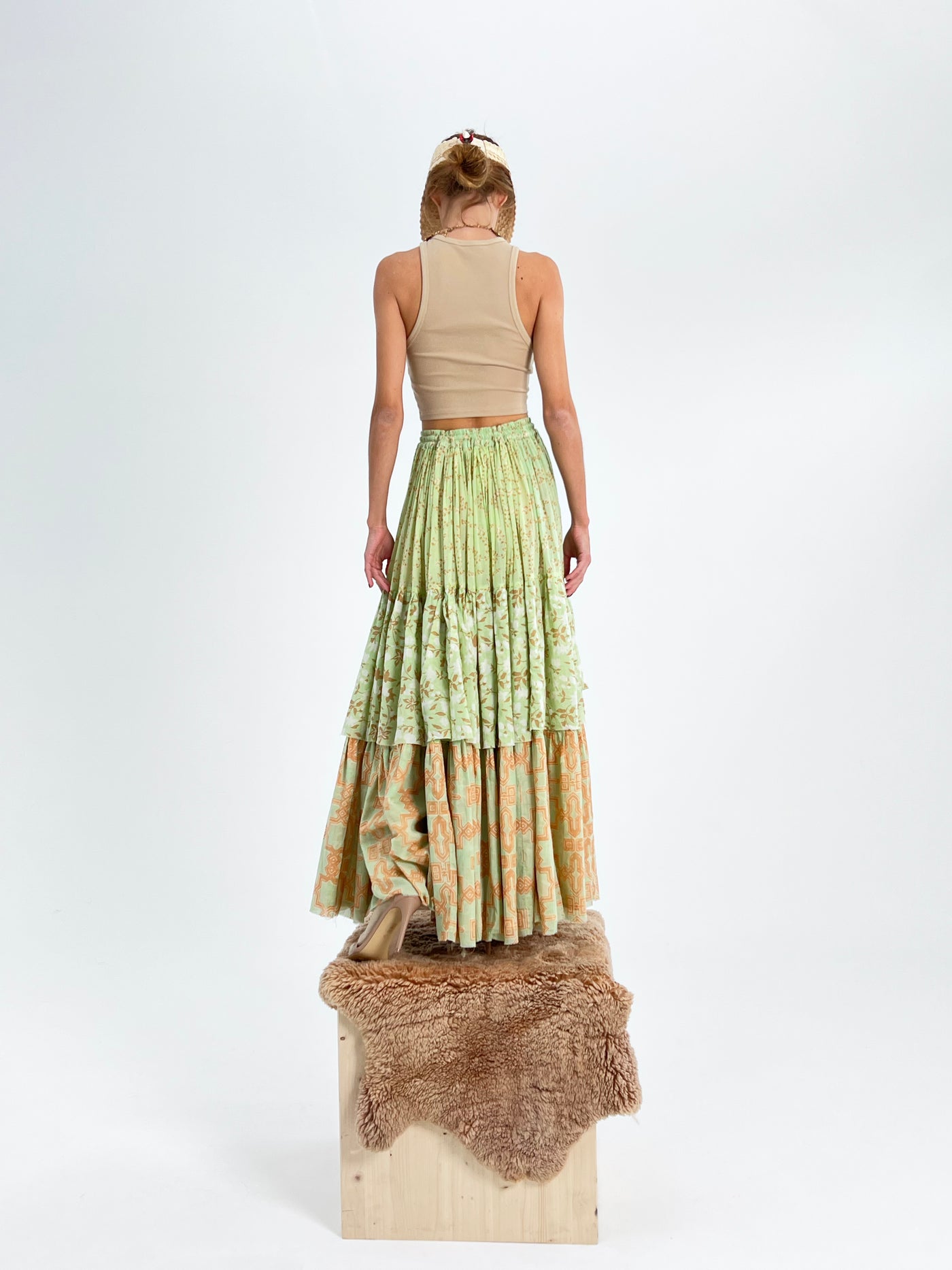Double Maxi Skirt