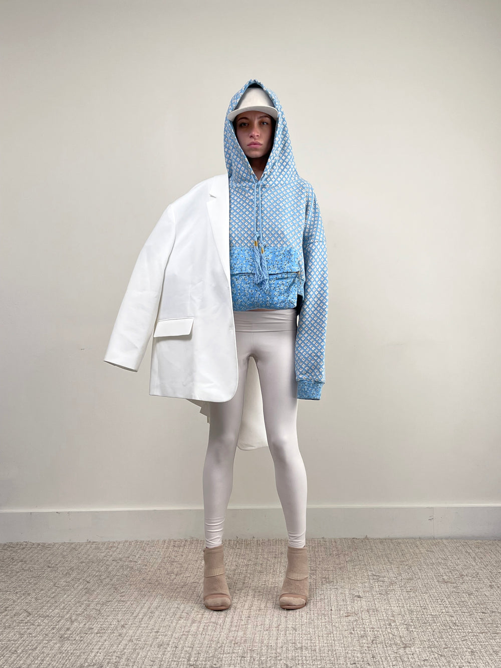 Maxi Sweat à capuche court